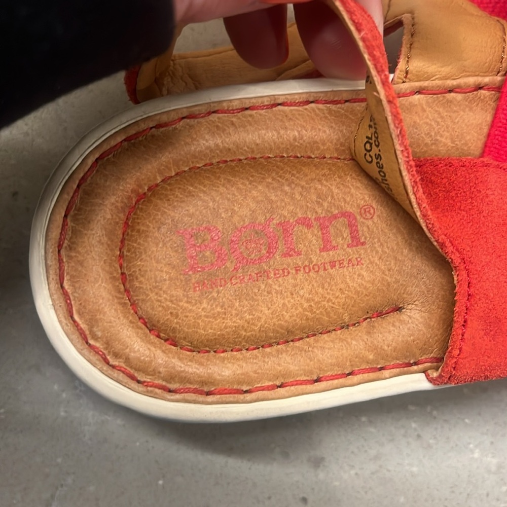 Born Red Sandals - Picture 6 of 7